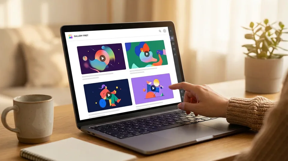 Pick an example AI MV Generator workflow